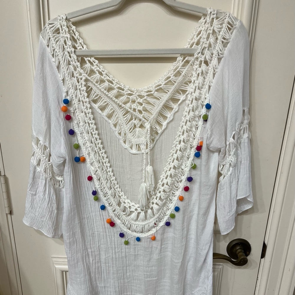 ๐HP๐Swim Pom-Pom Cover-Up I/S - Picture 3 of 4